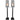 Black 37” Steel Bookshelf Speaker Stands For Klipsch RP-150M Bookshelf Speakers