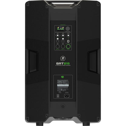 (2) SRT215 1600W 15in PA Speaker Bundle with Transport Cart & 3 Mics