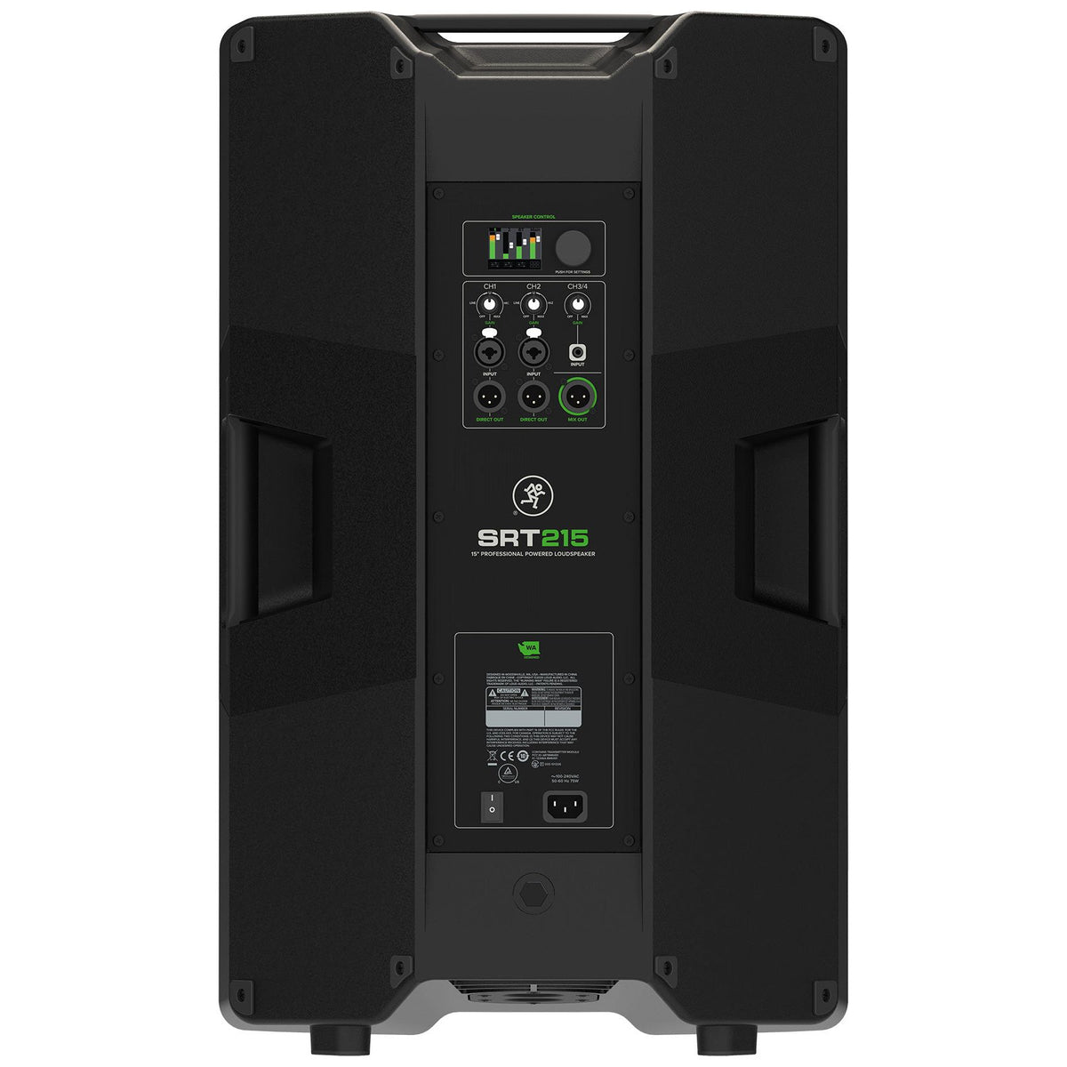 Mackie SRT215 15” 1600 Watt Powered Active DJ PA Speaker w/Bluetooth, Class D