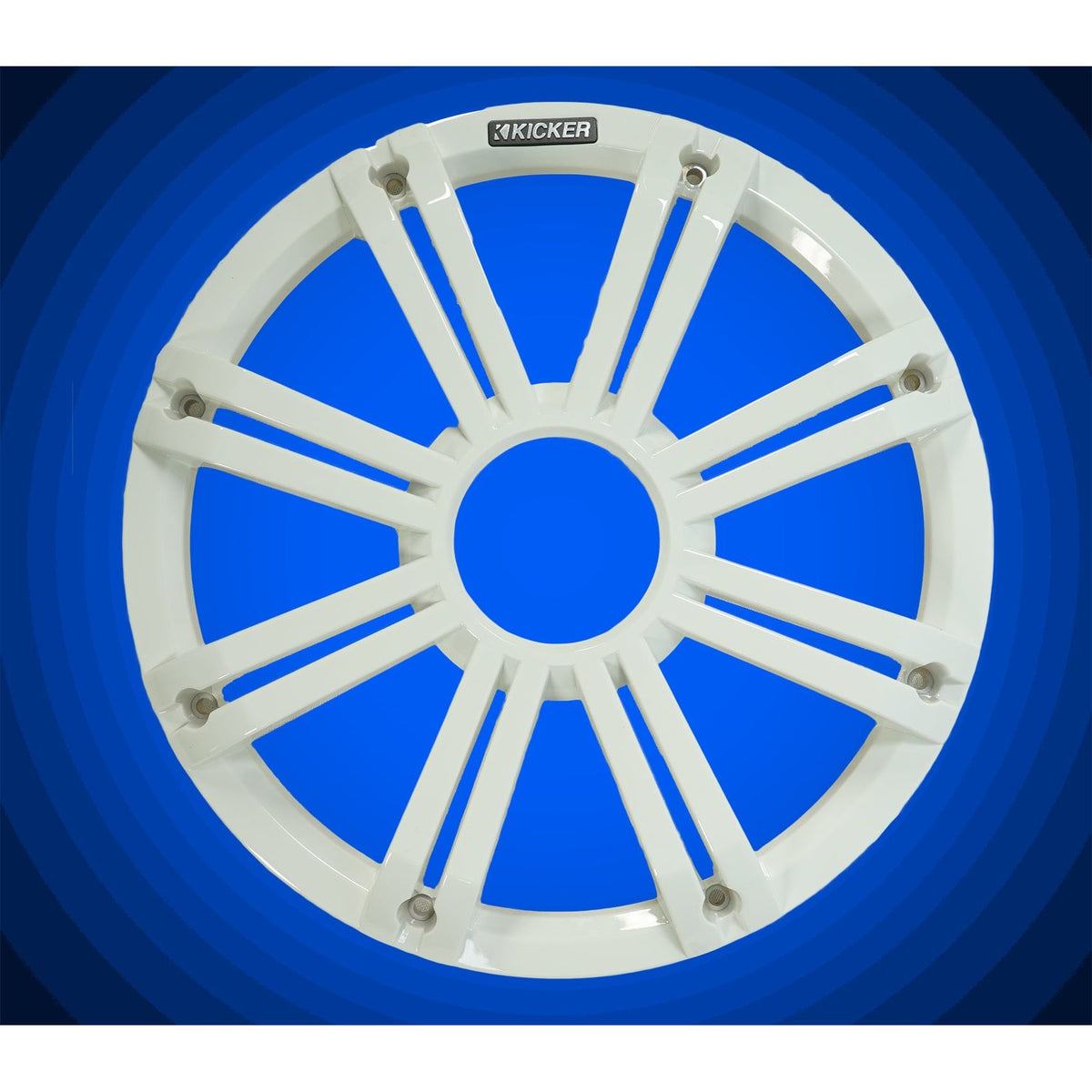 45KM104 10" Marine Subwoofer & White LED Grille Bundle