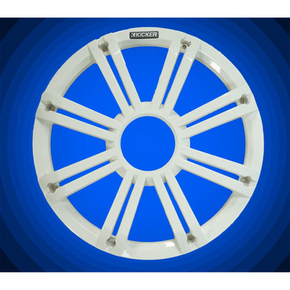 45KM104 10" Marine Subwoofer & White LED Grille Bundle