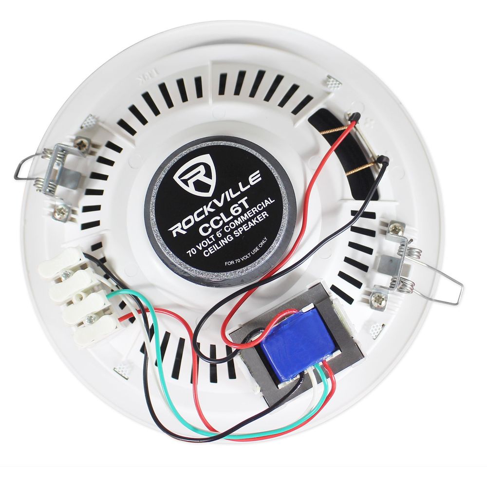 VMA160 Amplifier + 4 6" White Ceiling Speakers