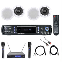 RPA60BT 4-Pack + RWM1203VH Wireless Microphones Bundle