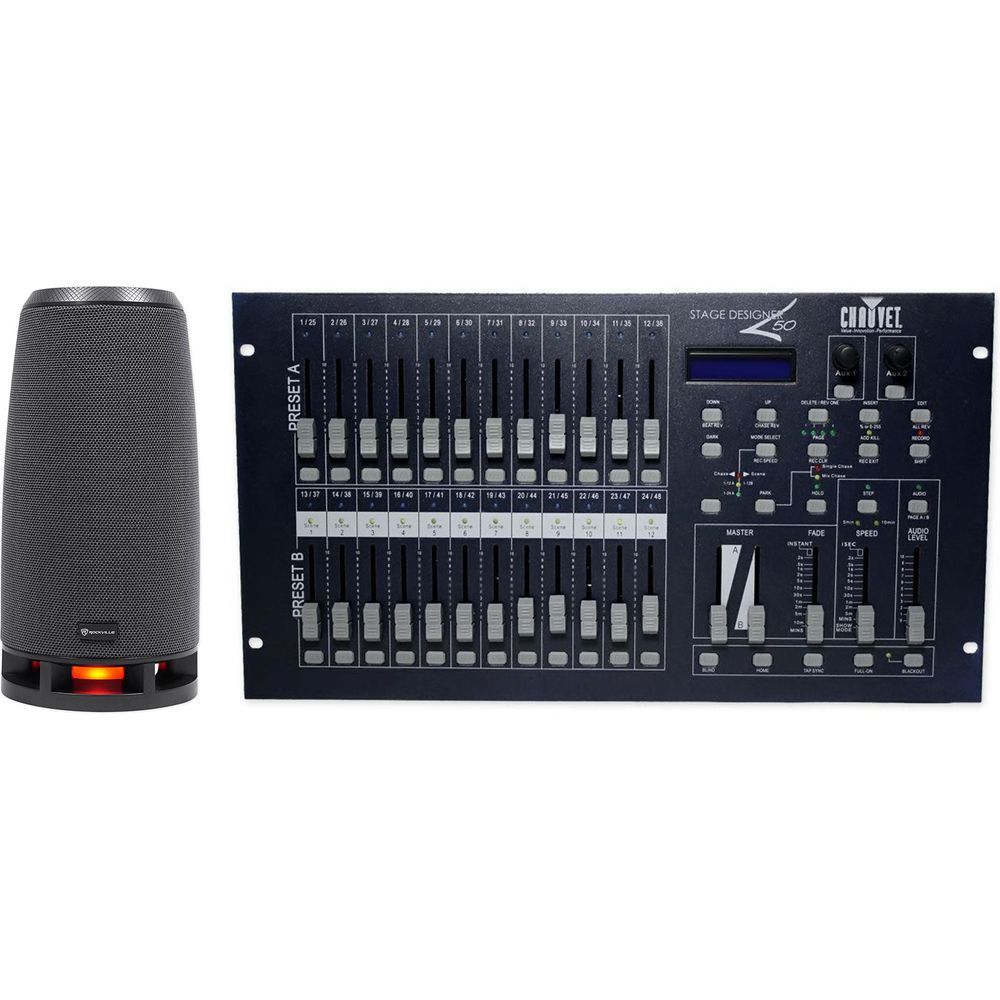 STAGE DESIGNER 50 Controller with RockShip Bluetooth Speaker