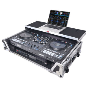 ProX XS-RANEFOUR WLT ATA Flight Case For RANE Four DJ Controller w/Laptop Shelf