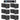 Rockville Commercial 6-Zone Bluetooth Amp+12 3.5" Black Cube Restaurant Speakers