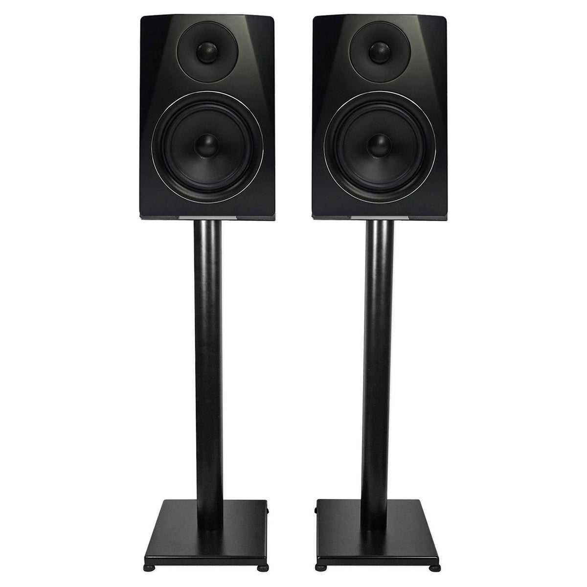 APM6B 6.5" 350W Powered USB Studio Monitor Speakers+29" Stands