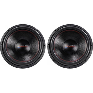 (2) American Bass XFL-1522 2000w 15" Competition Car Subwoofers w/3" Voice Coils