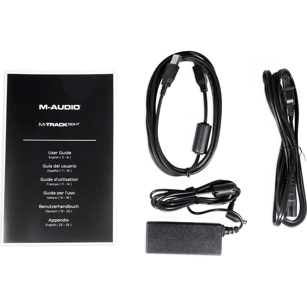 M-Audio M-Track Eight 8 USB Audio Recording Interface+8 Mic Preamps+6 ...