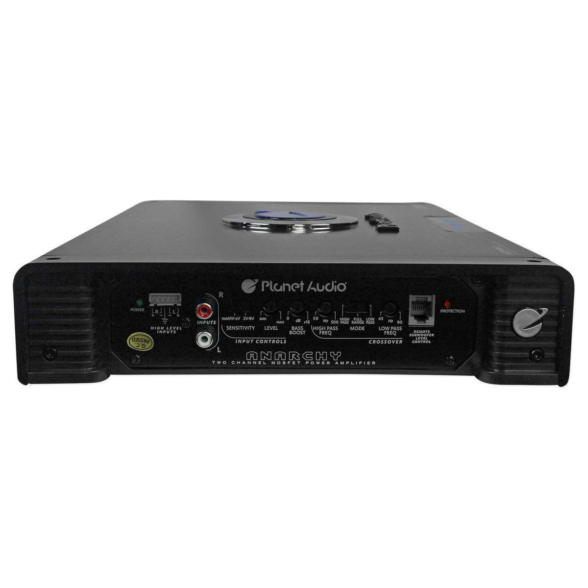 Anarchy AC2000.2 2000W 2-Channel Amplifier with RWK41 4-Gauge Amp Kit and Wired Remote