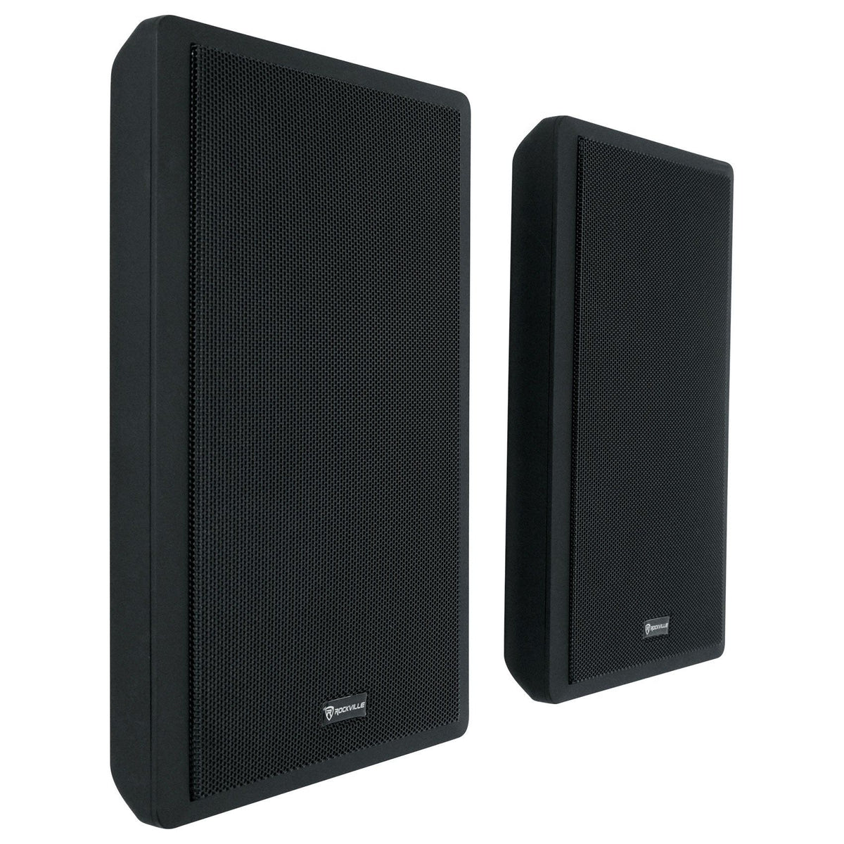 6-Zone Receiver, Black Cube, Wall & Black 8" Ceiling Spk