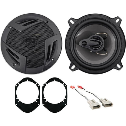 Rockville 5.25" Rear Factory Speaker Replacement+Harness For 1999-03 Ford F-150