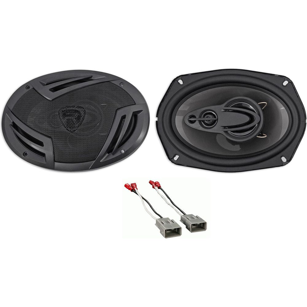 Rockville CSC 900W 6x9" Rear Deck Speaker Replacement Kit For 2009-2014 Acura TL