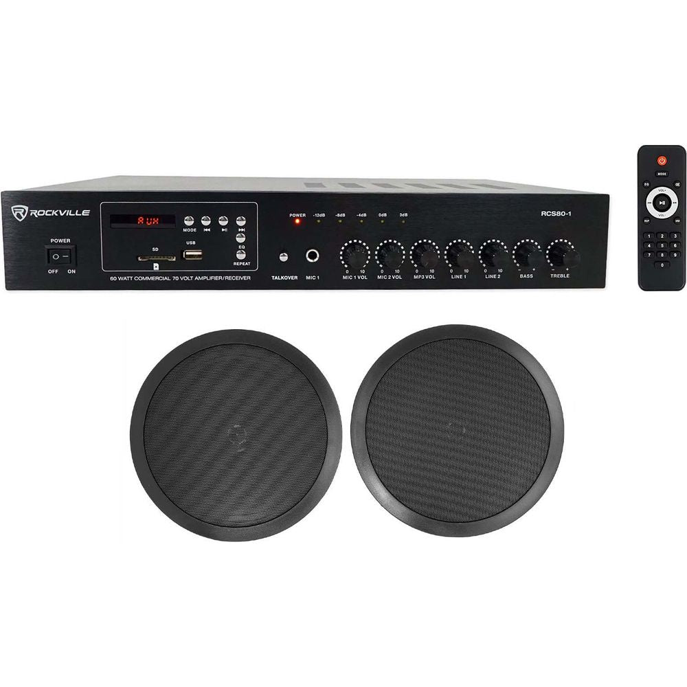RCS80-1 + CC80T Black 2-Pack