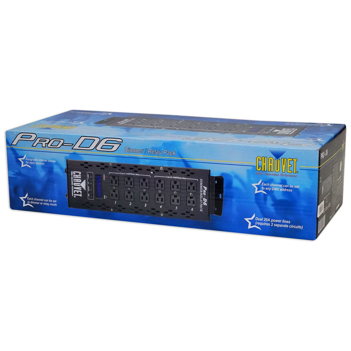 PRO-D6 Dimmer/Switch Pack + Dual Wireless UHF Mics