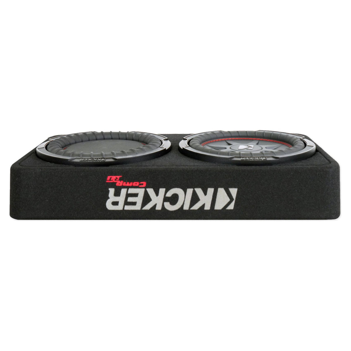 KICKER 48TCWRT102 CompRT 10" 800w Slim Car Subwoofer+Sub Box Enclosure COMPRT10