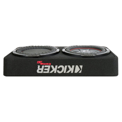 KICKER 48TCWRT102 CompRT 10" 800w Slim Car Subwoofer+Sub Box Enclosure COMPRT10