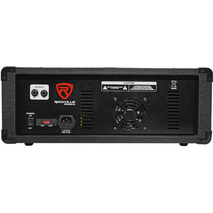 Rockville 15" Church Speakers+Mixer+Stands+Mics+Bluetooth 4 Church Sound Systems
