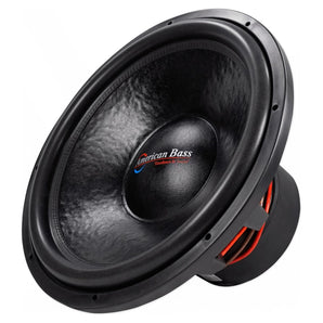 (2) American Bass HD18D2 HD 18" 4000w Competition Car Subwoofers 300Oz Magnets