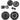 Pair Rockville RV65.2C 6.5" Component Car Speakers+6.5" Coaxial 3-Way Speakers