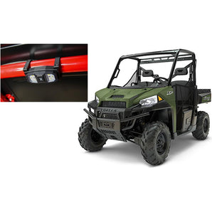 300 Lumens LED Dome Light+Clamps+Billet Mount for Polaris Ranger Hyper-White