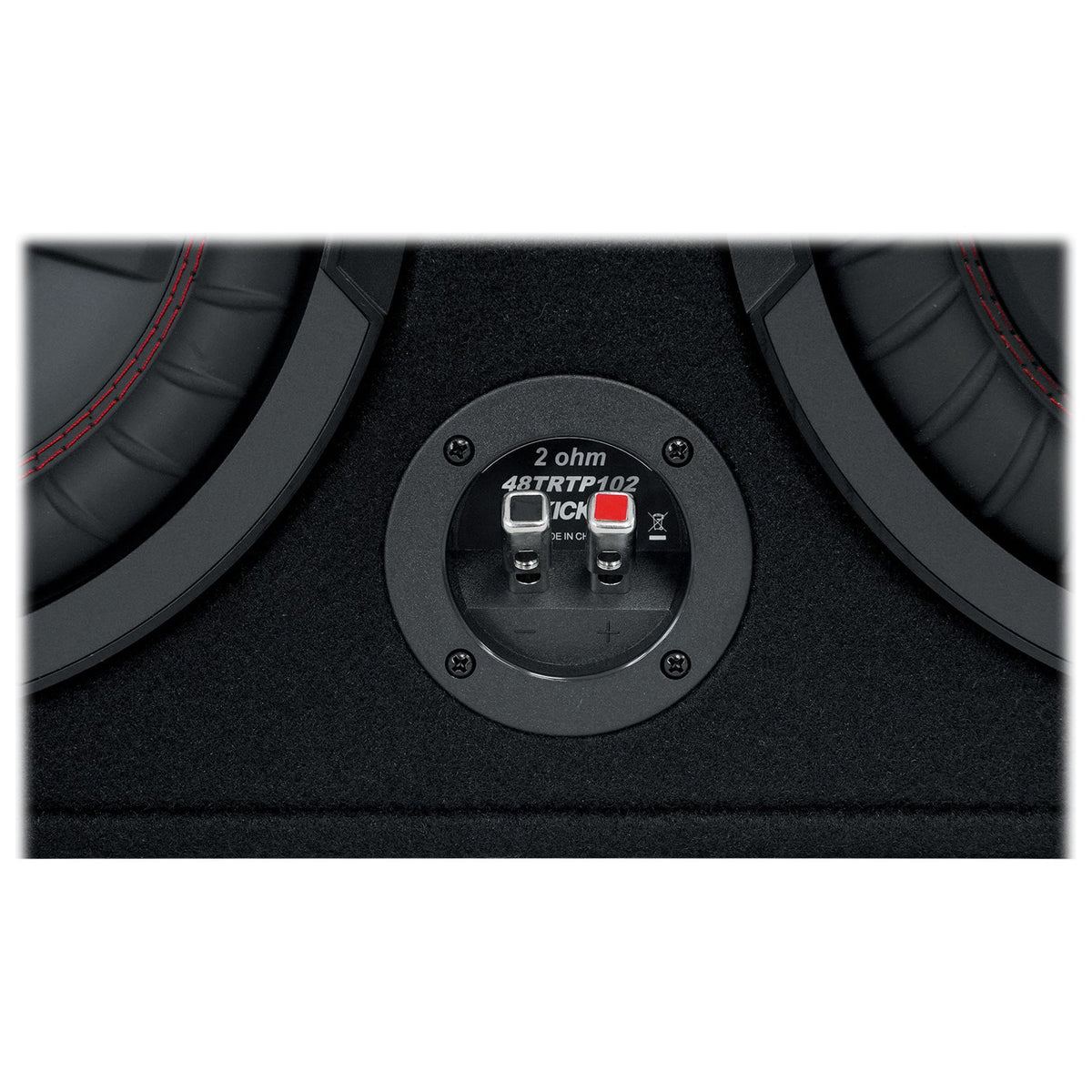 KICKER 48TRTP102 TRTP 10" 800w Down Firing Subwoofer Enclosure+Passive Radiator