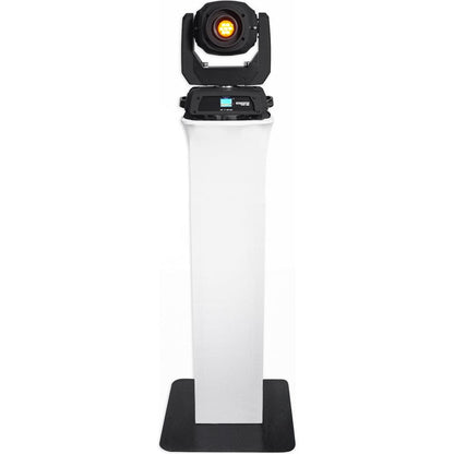 (2) RTP82B 8 ft Adjustable Totem Style DJ Speaker Stands+Facade Booth