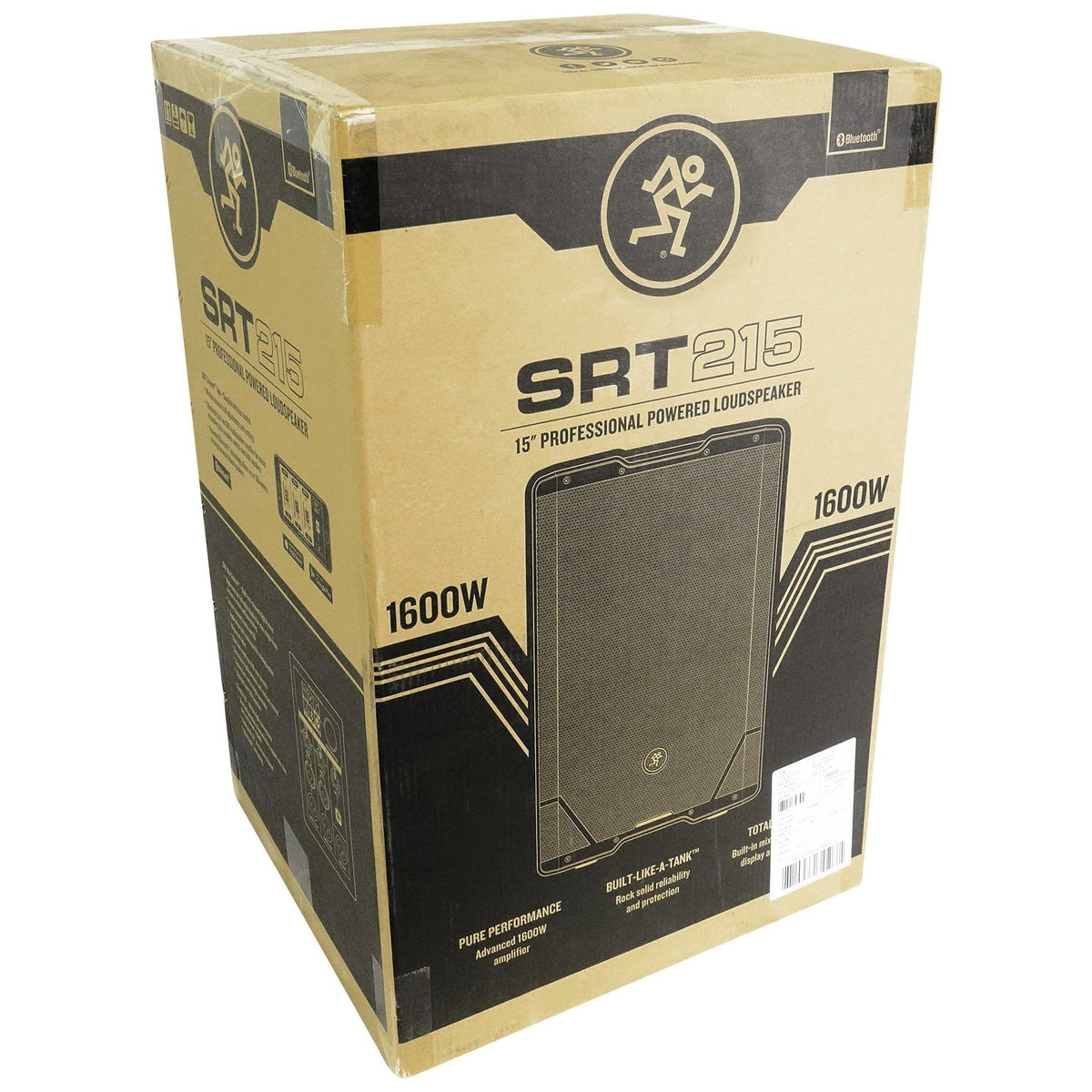 Mackie SRT215 15” 1600 Watt Powered Active DJ PA Speaker w/Bluetooth, Class D
