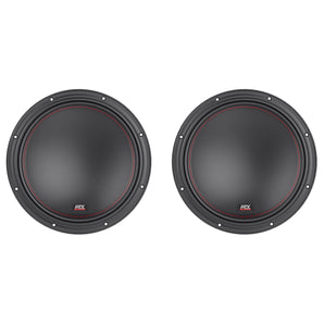 (2) MTX 7512-44 12" 3000 Watt Competition Car Audio Subwoofers DVC 4-ohm Subs