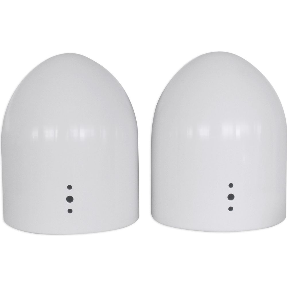 RKL80MW 8" 900W Marine Boat White Wakeboard Tower Speakers w/LEDs