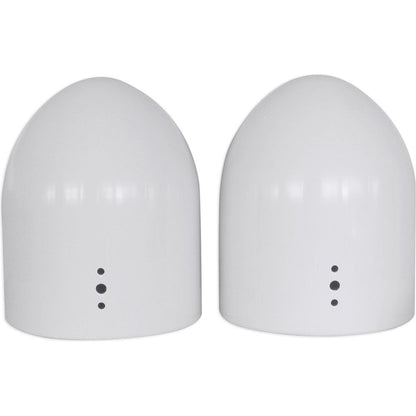 RKL80MW 8" 900W Marine Boat White Wakeboard Tower Speakers w/LEDs