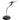 Rockville RDMS6 Studio Desktop Mic Stand w 11.8" Gooseneck+Round Weighted Base