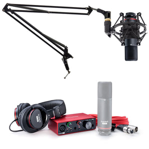 Focusrite SCARLETT ASMR Recording Streaming Kit Interface+Microphone+Headphones