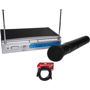 Peavey PV-1 U1 HH 911.70MHZ UHF Wireless Handheld Microphone System+XLR Cable
