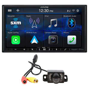 ALPINE iLX-407 7" Car Monitor Carplay Android Auto Receiver HD Radio + Camera