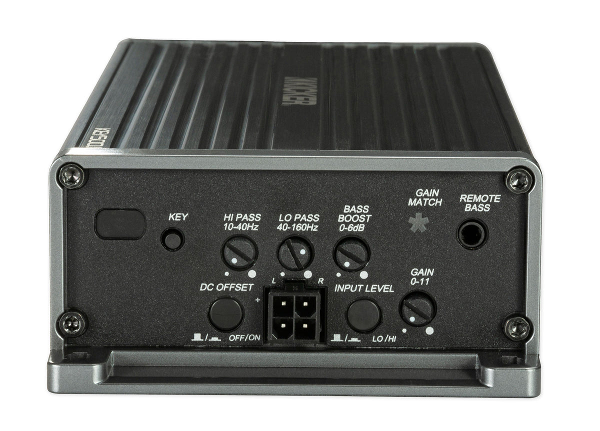 43CVR152 CompVR 15" DVC 2-Ohm Subwoofer, KEY500.1 Smart Amp & RWK41 Wire Kit