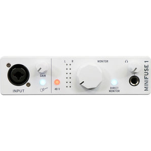 Arturia Minifuse 1 White Portable Solo Audio USB-C Recording Interface+Software