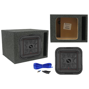 KICKER 46L7T102 10" 1000 Watt L7T Subwoofer Solo-Baric Sub+Vented Sub Enclosure