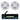 JVC KD-X38MBS 1-Din Marine Stereo Receiver w/Bluetooth/USB+(2) White 8" Speakers