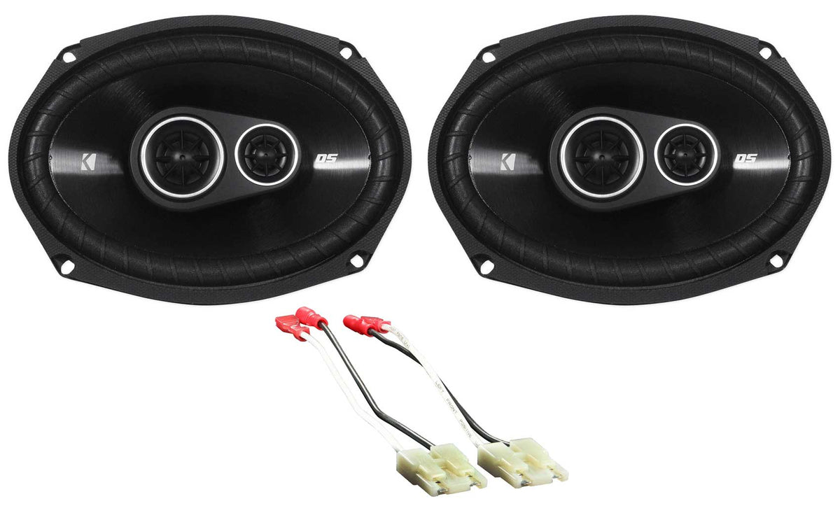 6x9" Rear Deck Speaker Replacement Kit For 1984-1991 Cadillac Seville