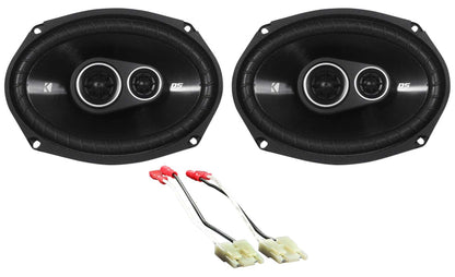 6x9" Rear Deck Speaker Replacement Kit For 1984-1991 Cadillac Seville