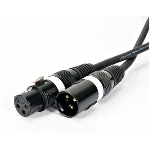 Accu Cable AC3PDMX50 50 Foot 3-Pin Male To 3-Pin Female DMX Lighting Cable ADJ