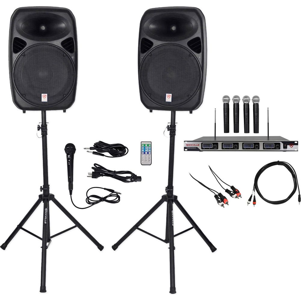 Dual 15" iphone/ipad/Android/Laptop,TV Youtube Karaoke Machine/System