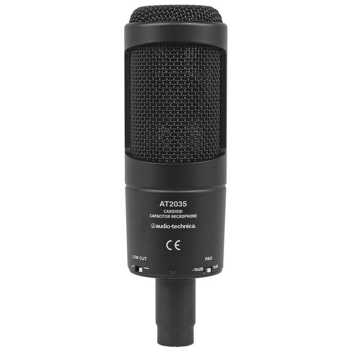 Audio Technica AT2035 Side Address Cardioid Condenser Studio Microphone/Mic+Case