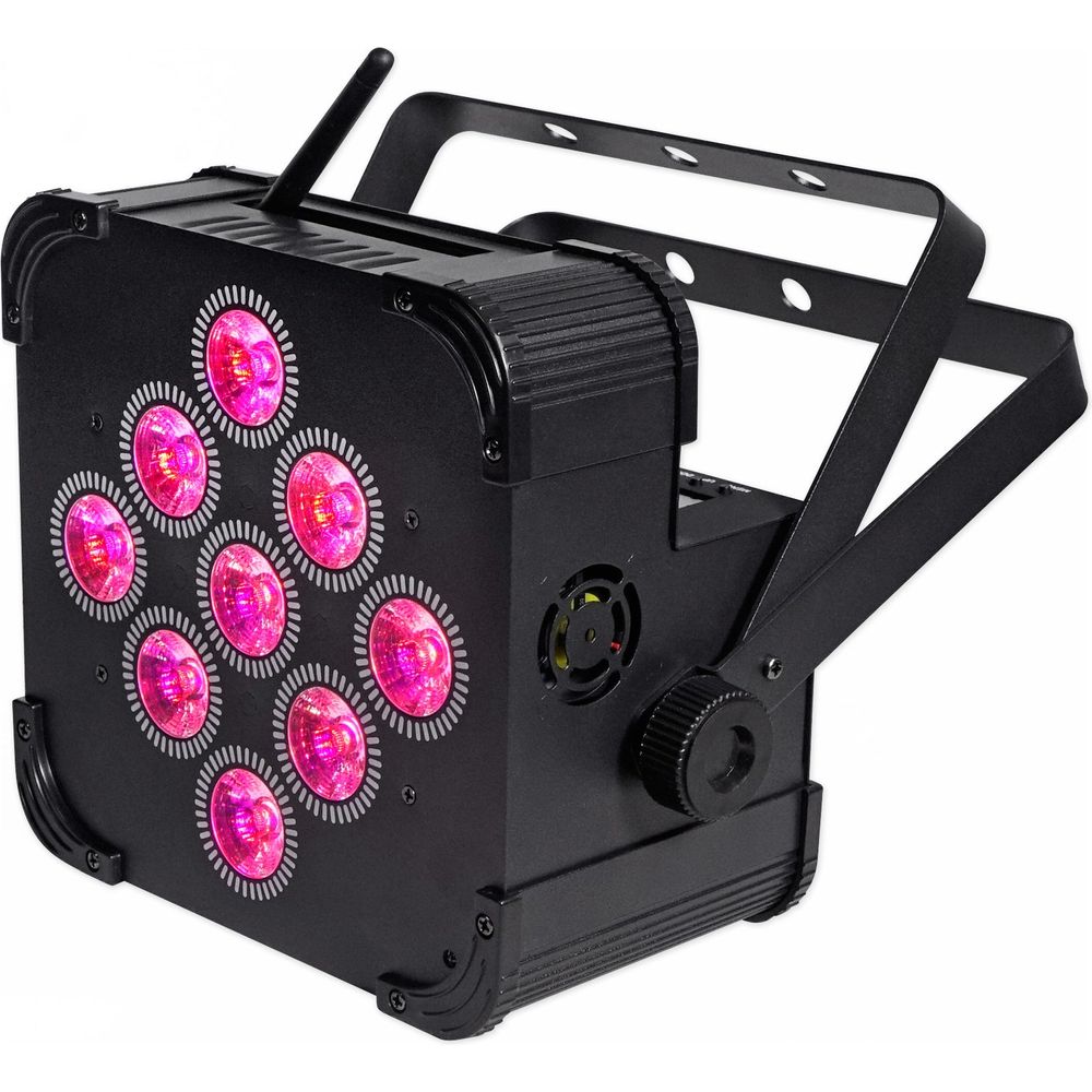 (2) BEST PAR 60 Rechargeable Wash Lights w/Wireless DMX Controller