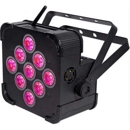 (2) BEST PAR 60 Rechargeable Wash Lights w/Wireless DMX Controller