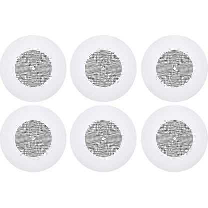 (6) CSS8008 8" Commercial 70V/100V 5W Ceiling Speakers