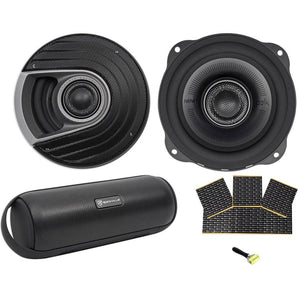(2) Polk Audio MM522 5.25” 600w Car Audio/Marine Speakers+Rockmat+Free Speaker