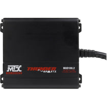 MTX MUD100.2 200 Watt RMS 2-Channel Amplifier Amp For Polaris RZR/ATV/UTV/Cart