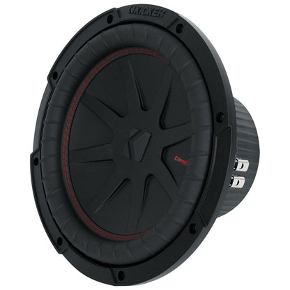 Kicker 48CWR102 COMPR10 10" 800w DVC 4 Car Subwoofer Sub+Mono Amplifier+Amp Kit